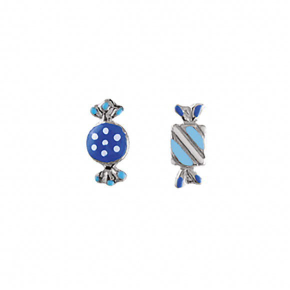 Boucles bonbons bleus