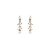 Boucles d'oreilles en plaqué or 782-1067