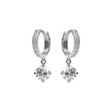 Boucles d'oreilles créoles en argent