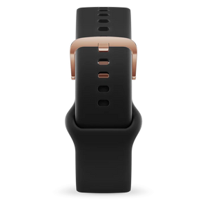 Bracelet silicone black/rose gold ice smart 2.0 18mm