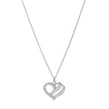 Collier coeurs en argent à graver 654z2318