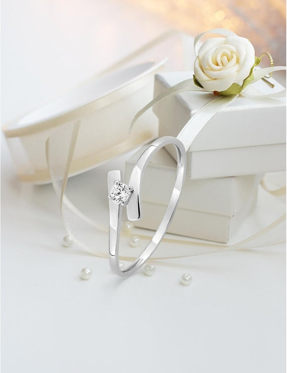 Bague or blanc 9ct 401-236