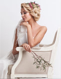 Bague solitaire or blanc 18ct et diamant 306-92