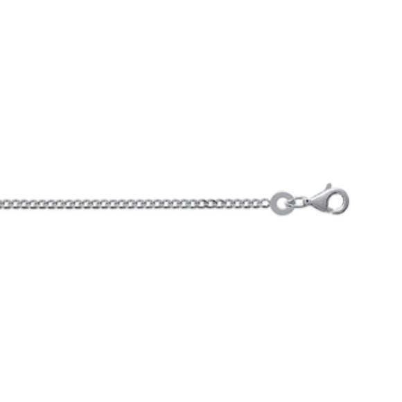 Chaine maille gourmette en argent 1.80mm
