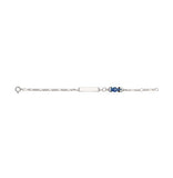 Bracelet d'identité enfant maille figaro + voiture 644-688