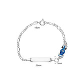 Bracelet d'identité enfant maille figaro + voiture 644-688