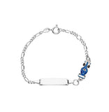 Bracelet d'identité enfant maille figaro + voiture 644-688
