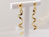 Boucles d'oreilles en or jaune 18ct 382-147