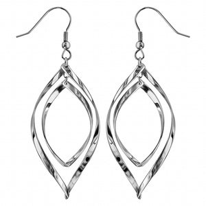 Boucles d'oreilles en acier gouttes 880-1526
