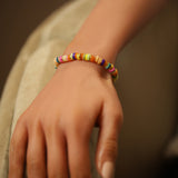 Bracelet acier doré 844-18