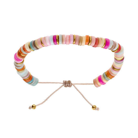 Bracelet acier doré 844-18