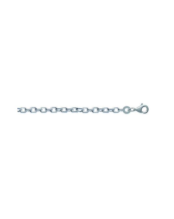 Chaine maille forçat en argent 1.3mm