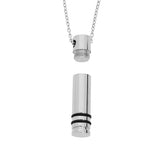 Collier funéraire tube dévissable