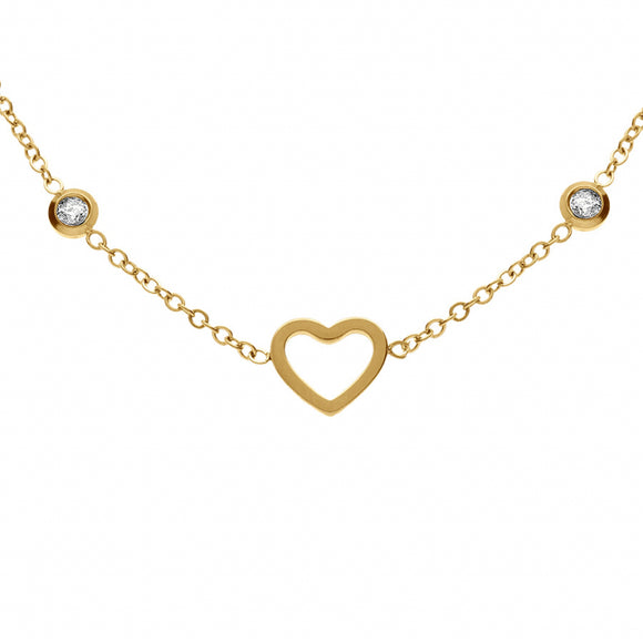 Collier en acier doré 850J781
