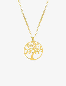 Collier Arbre de vie Plaqué or 755-555