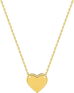 Chaine + pendentif coeur personnalisable 755-490