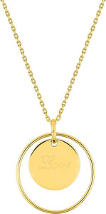 Chaine + pendentif "Love" 755-491