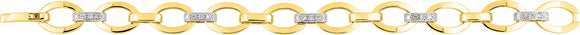 Bracelet en plaqué or 745-460