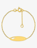 Bracelet identité bébé avec coeurs 746-22