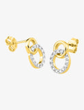 Boucles d'oreilles en plaqué or 784-749