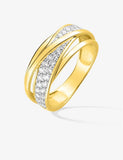 Bague en plaqué or 711-508