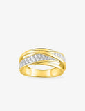 Bague en plaqué or 711-508
