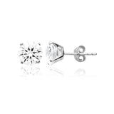 Boucles d'oreilles clou zirconium 6mm 682-2418