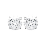 Boucles d'oreilles clou zirconium 6mm 682-2418