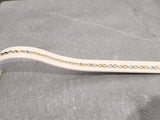 Bracelet infini en or jaune et or blanc 18ct 342-166
