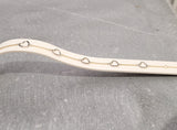 Bracelet coeur en or 18 ct bicolore 342-168