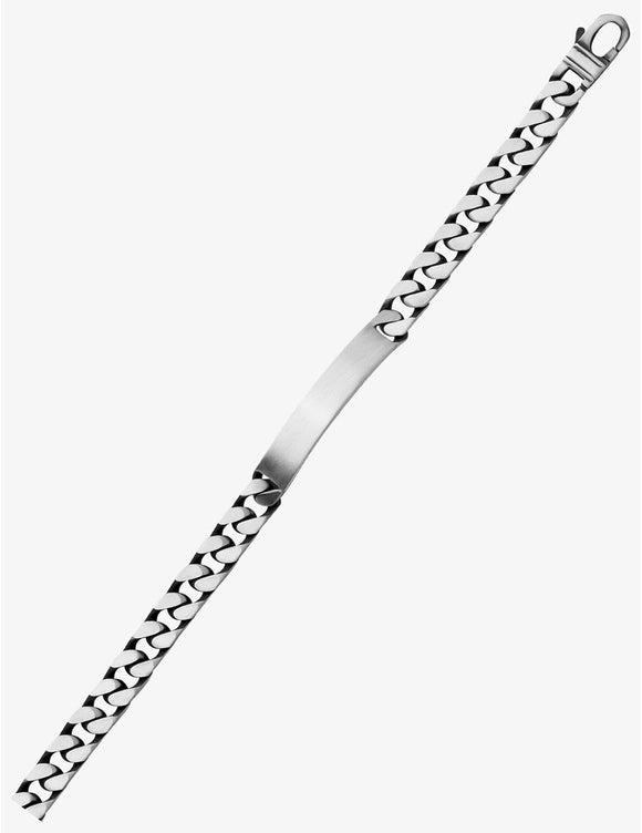 Gourmette en argent vieilli pour adulte 643-1096
