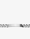 Gourmette en argent vieilli pour adulte 643-1096