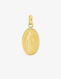 Médaille Vierge Miraculeuse or jaune 18ct 369-343