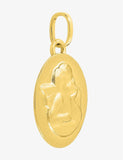 Médaille ange or jaune 18ct 369-344
