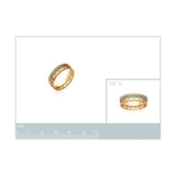 Bague en plaqué or Baya