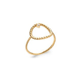 Bague en plaqué or 711-113