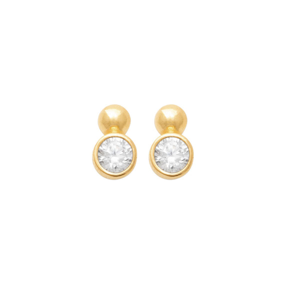 Boucles Plaqué or Luciane