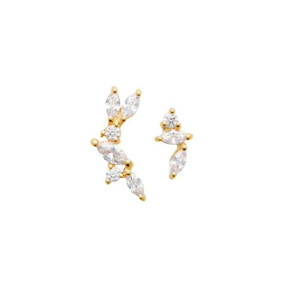 Boucles d'oreilles asymétriques Josée