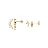 Boucles d'oreilles asymétriques Josée