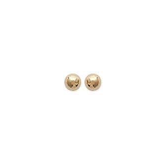 Boucles boules 3mm plaqué or 784-733