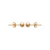 Boucles boules 5mm plaqué or 784-732