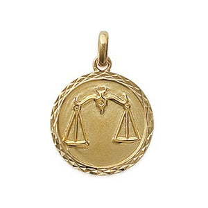 Pendentif zodiaque balance