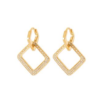 Boucles Tessaline en plaqué or