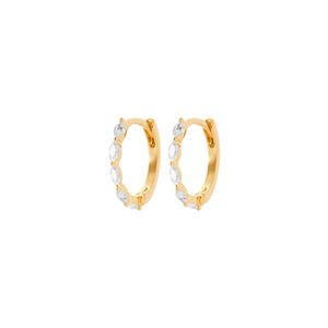 Boucles créoles plaqué or 780-539