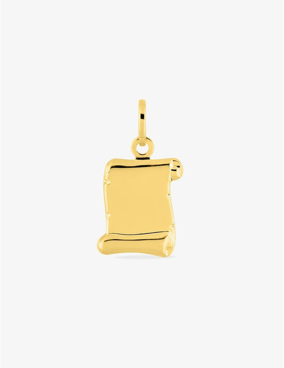 Pendentif parchemin en or 18ct 360-361