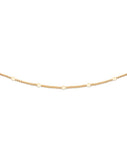 Collier maille fantaisie Plaqué or