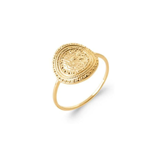 Bague en plaqué or Louanie