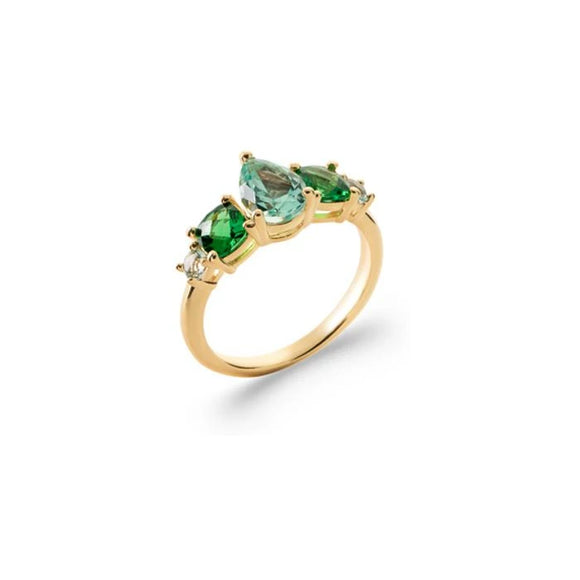 Bague en plaqué or Kim