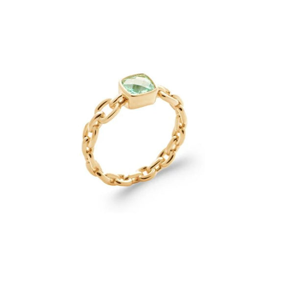 Bague en plaqué or Malia