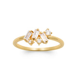 Bague en plaqué or Sparkling